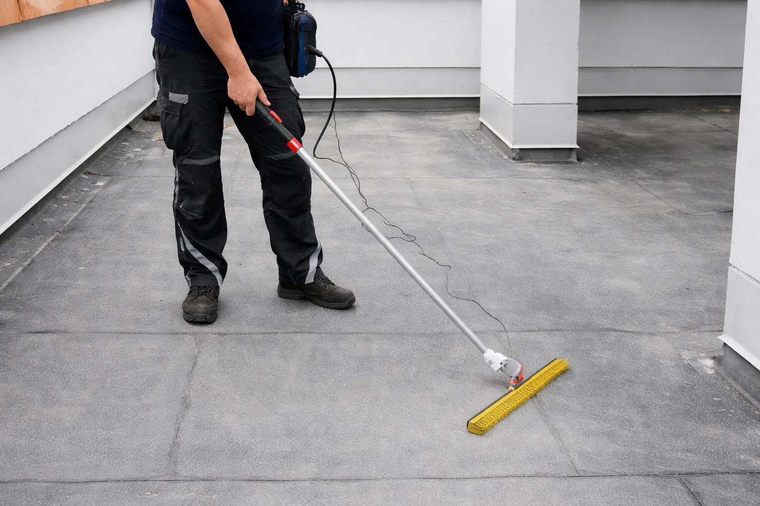 Leckortung am Flachdach in Wien